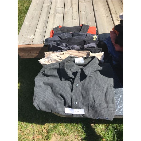 Variety of Long & Short Sleeved Men's  Harley Davidson Shirts & T-Shirts