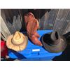 Image 2 : Suede Coat w Tassels, Straw Hats, Black Cowboy Hats, Men's Alligator Cowboy Boots