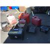 Image 1 : Deep Cycle Boat Battery, 2 Trickle Charges, 4 Jerry Cans, 3 Collapsible BBQ Trays