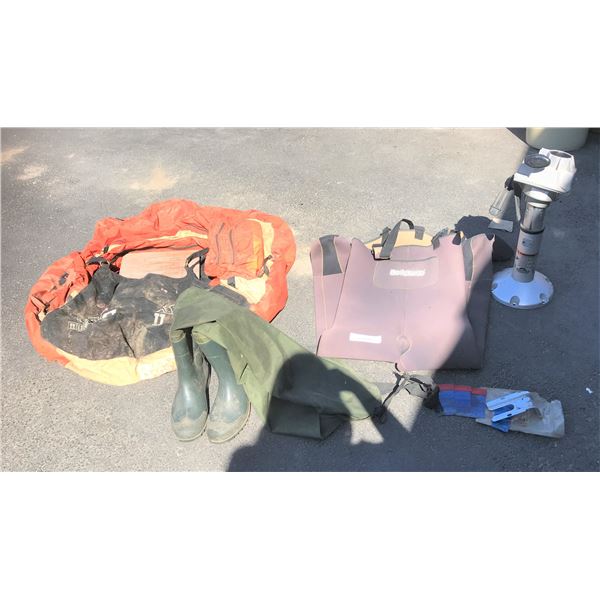 Hip Waiters, Hodgman Neoprene Hip Waiter, Chair Mounting Bracket & Chair Stand for Fishing Boat & Lg