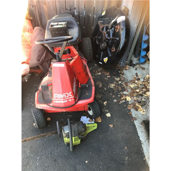 Homelite Jacobsen RMX Series E 5 Speed Ride-on Lawnmower