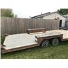 Image 1 : Newly Refurbished Wooden Flat-deck Trailer