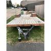 Image 2 : Newly Refurbished Wooden Flat-deck Trailer