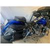 Image 6 : Blue Flame on Black 2002 Harley Davidson Heritage Softail