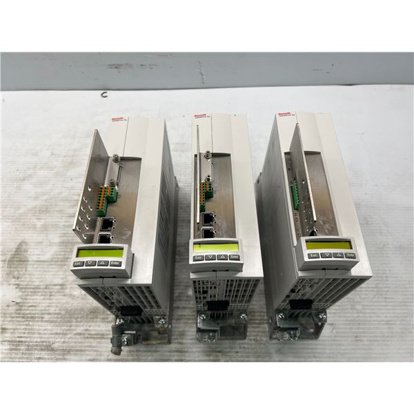 (3) Rexroth #HCS01.1E-W0028-A-03-B-ET-EC-NN-NN-NN-FW Drives