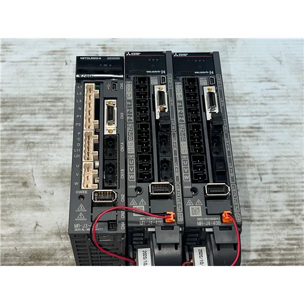 Lot of (3) Mitsubishi Servo Drives