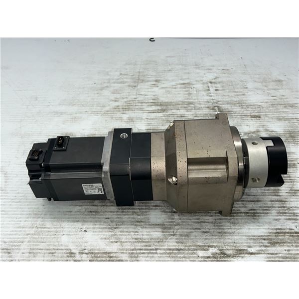 Mitsubishi #HF-KP73 AC Servo Motor w/Liming ATG #KSB-120-15-P1 Gear Box