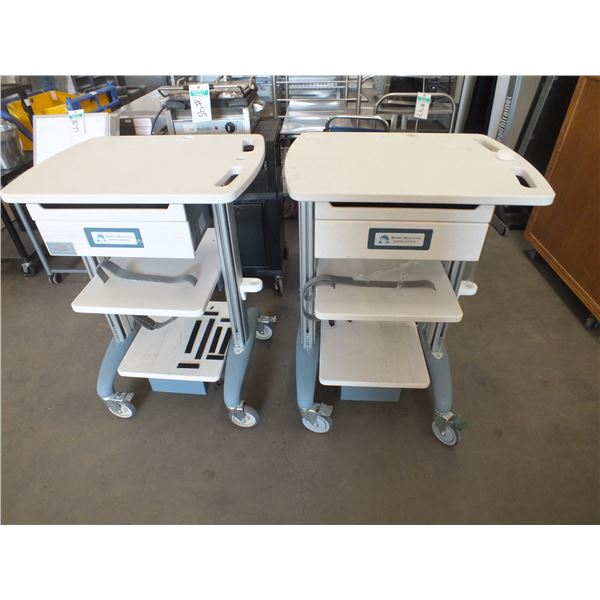 2 Medical Instrumentation Carts
