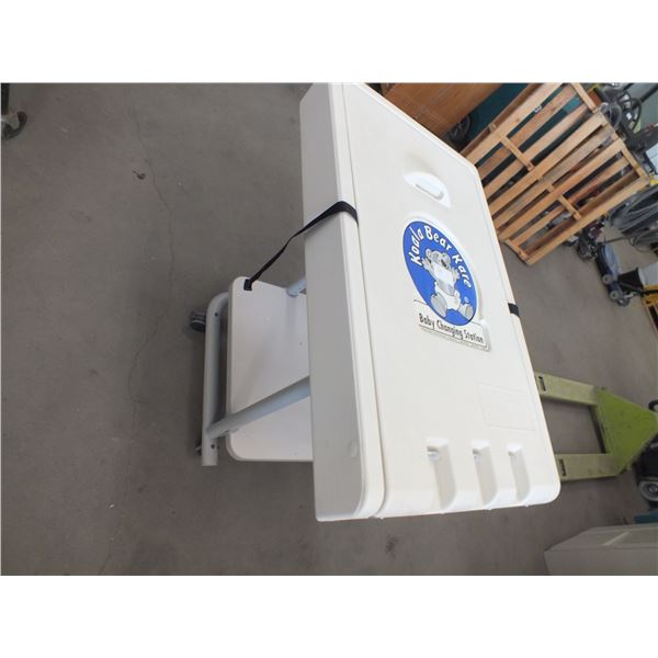 Baby Changer Table & Cart On Wheels