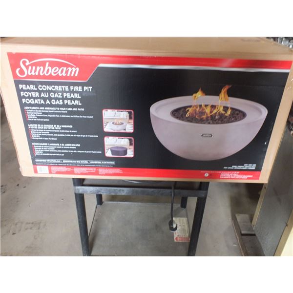 Sunbeam Pearl Concrete Fire Pit