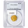 Image 1 : 1927 $2.50 Gold Quarter Eagle PCGS MS62+