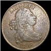 Image 1 : 1805 Draped Bust Half Cent NICELY CIRCULATED