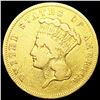 Image 1 : 1856-S $3 Gold Piece NICELY CIRCULATED