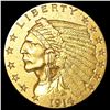 Image 1 : 1914 $2.50 Gold Quarter Eagle CLOSELY UNCIRCULATED