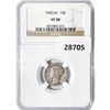 Image 1 : 1942/41 Morgan Silver Dime NGC VF30