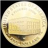Image 2 : 2001-W US Commem .25oz Gold $5 GEM PROOF