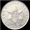 1852 Silver Three Cent NEARLY UNCIRCULATED