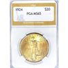 1924 $20 Gold Double Eagle PGA MS65