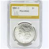 1880-O Morgan Silver Dollar PGA MS62