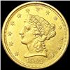 Image 1 : 1852 $2.50 Gold Quarter Eagle UNCIRCULATED
