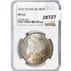 Image 1 : 1878 7TF Morgan Silver Dollar NGC MS62