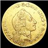 1761 Denmark .0877oz Gold 12 Mark NICELY CIRCULATE