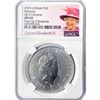 Image 1 : 2023 1oz G.B. S2Â£ NGC MS69 Q. Elizabeth II