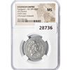 AD 399-420 Sasanian Empire AR Drachm NGC MS