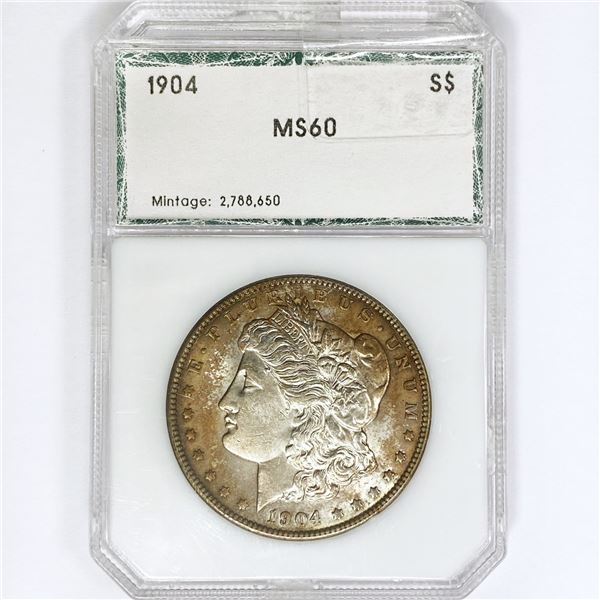 1904 Morgan Silver Dollar PCI MS60