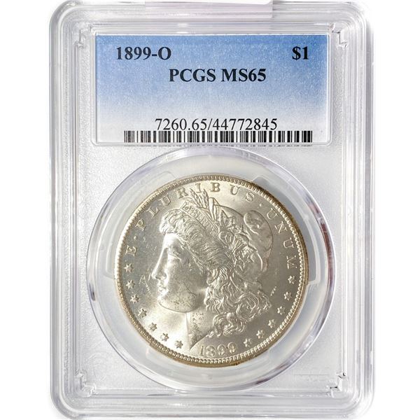 1899-O Morgan Silver Dollar PCGS MS65