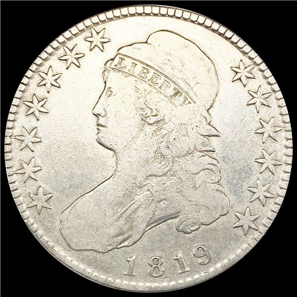 1819 Capped Bust Half Dollar NICELY CIRCULATED
