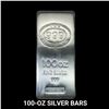 1 100ozt .999 Silver Bar - HIGH DEMAND