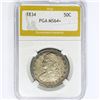 1834 Capped Bust Half Dollar PGA MS64+