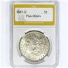 1887-O Morgan Silver Dollar PGA MS64+