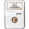 1930-S Mercury Silver Dime NGC MS65