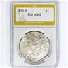 1890-S Morgan Silver Dollar PGA MS62