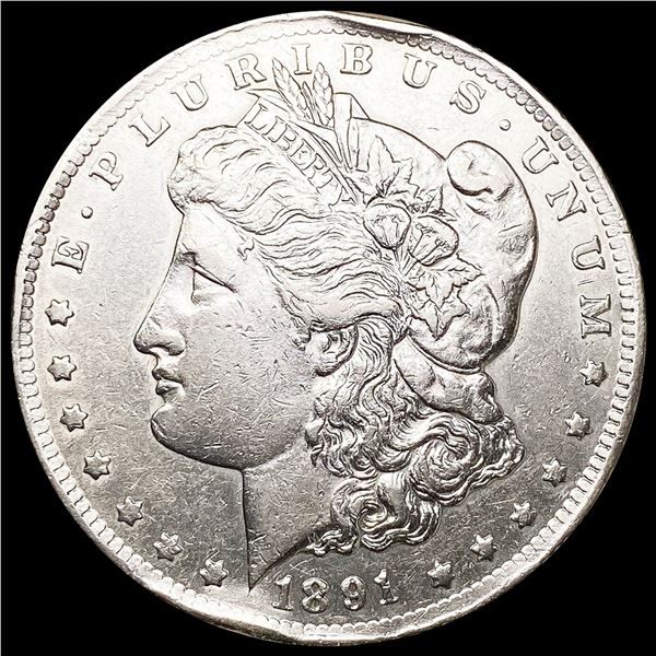 1891-CC Morgan Silver Dollar CLOSELY UNCIRCULATED