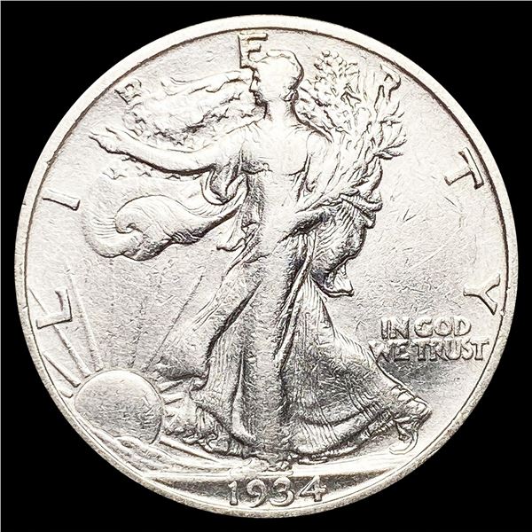 1934-S Walking Liberty Half Dollar LIGHTLY CIRCULA