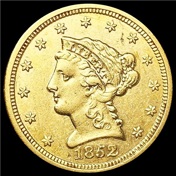 1852-O $2.50 Gold Quarter Eagle LIGHTLY CIRCULATED