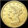 1852-O $2.50 Gold Quarter Eagle LIGHTLY CIRCULATED