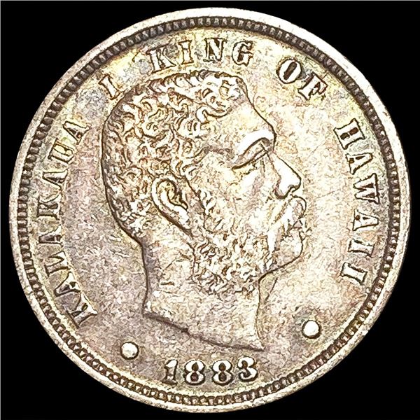 1883 Kingdom of Hawaii Dime LIGHTLY CIRCULATED