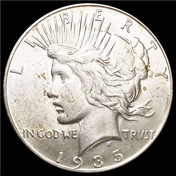 1935-S Silver Peace Dollar CLOSELY UNCIRCULATED