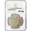 1873 Silver Trade Dollar NGC MS61