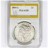 1904-S Morgan Silver Dollar PGA AU58