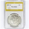 1897-O Morgan Silver Dollar PGA MS62