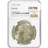 Image 1 : 1921-D Morgan Silver Dollar NGC MS60