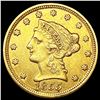 Image 1 : 1855 $2.50 Gold Quarter Eagle CLOSELY UNCIRCULATED