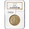 Image 1 : 1937 Walking Liberty Half Dollar NGC MS64