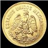 Image 2 : 1955 Mexico .1206oz Gold 5 Pesos CLOSELY UNCIRCULA