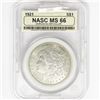 Image 1 : 1921 Morgan Silver Dollar NASC MS66